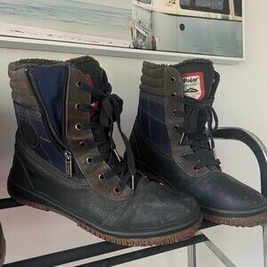 Pajar winter boots navy grey red warm waterproof outdoors men’s hiker combat Pajar Men main image 3
